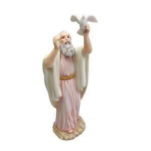 Vintage "Noah Releasing The Dove" A Masterpiece Porcelain By Homco 1996 Mexico
